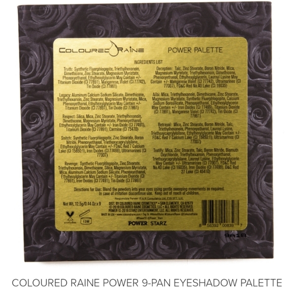 COPY - Coloured Raine x Power Eyeshadow Palette - Picture 3 of 7